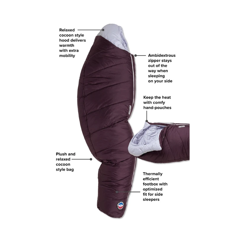 Big Agnes Sidewinder Camp 35°F Sleeping Bag - Women's 5 Big Agnes Sidewinder Camp 35°F Sleeping Bag - Women's - Image 3