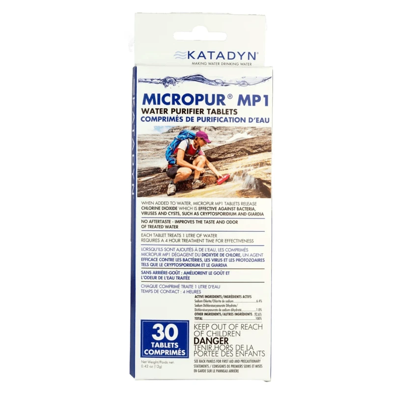Katadyn Micropur MP1 Water Purification Tablets 4 Katadyn Micropur MP1 Water Purification Tablets - Image 2